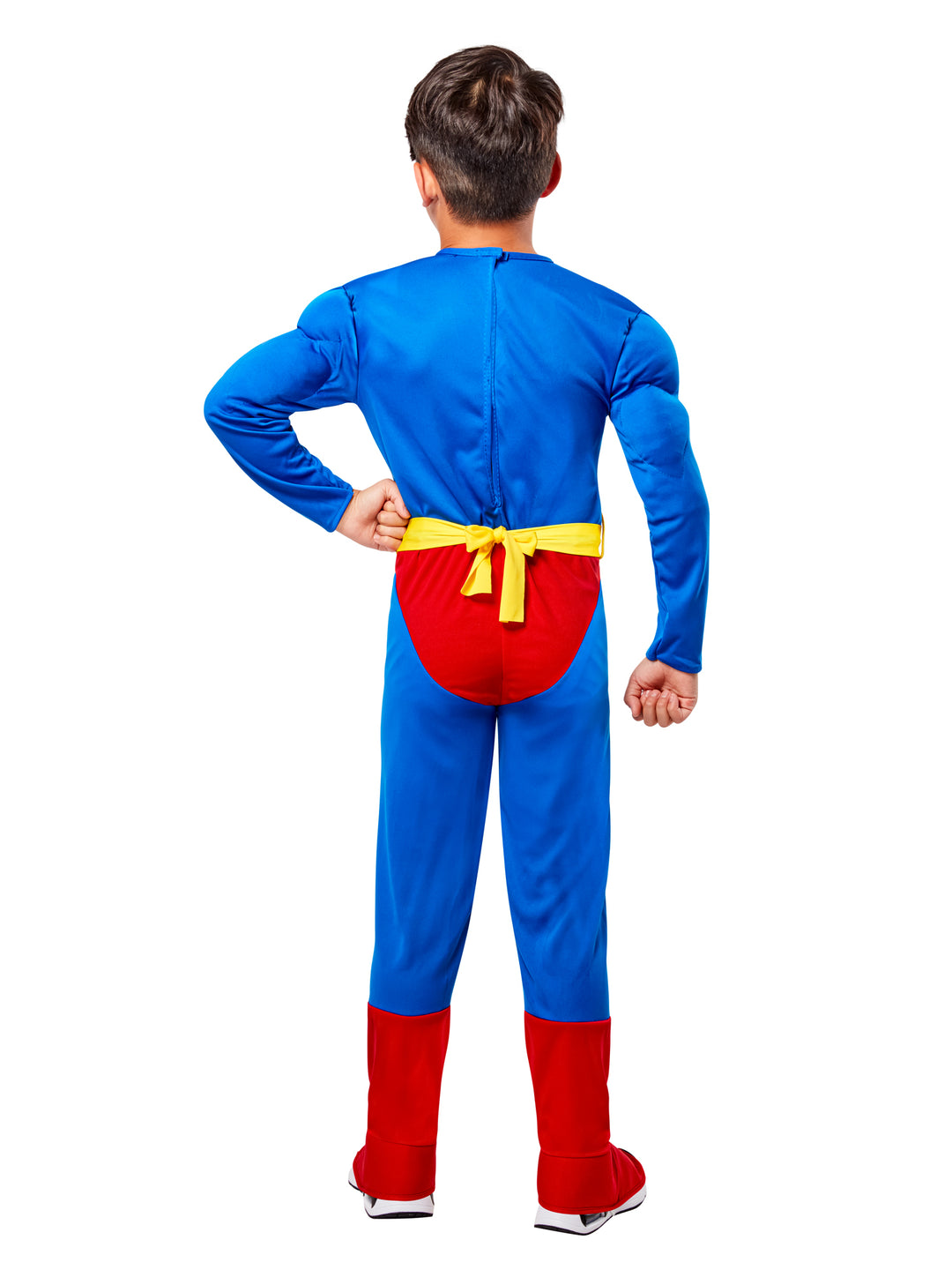 Superman Costume Deluxe Muscle Chest Kids