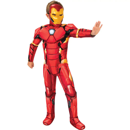 Iron Man Costume Deluxe Kids Avengers Suit with Mask 1