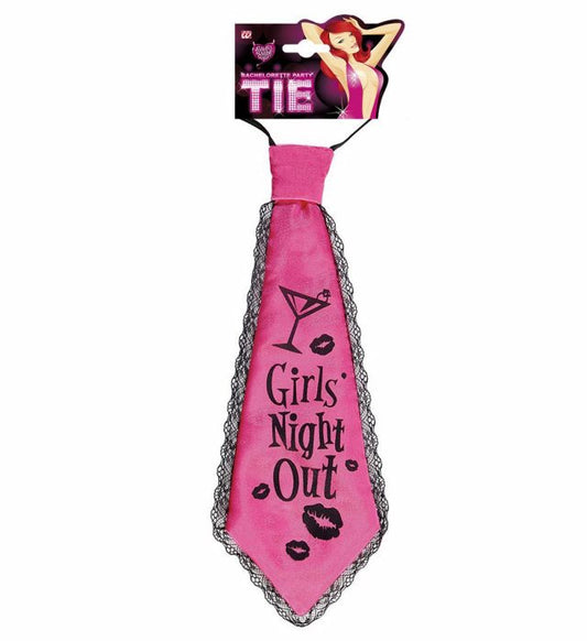 Girls Night Out Necktie Satin & Lace