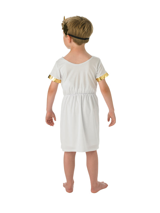 Roman Boy Costume Tunic with Sash and Wreath 2