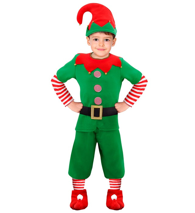 Santa'S Little Helper Elf  Coat, Pants, Belt, Shoe Covers, Hat 