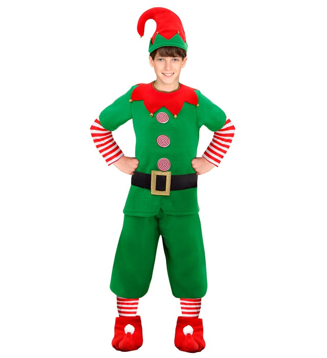 Santa'S Little Helper Elf  Coat, Pants, Belt, Shoe Covers, Hat 