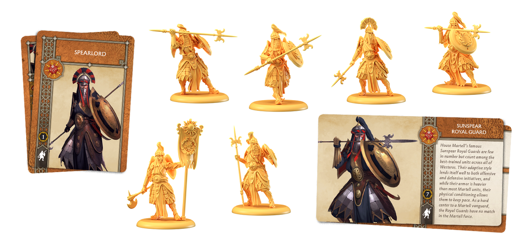 A Song of Ice and Fire Tabletop Miniatures Game Sunspear Royal Guard Units