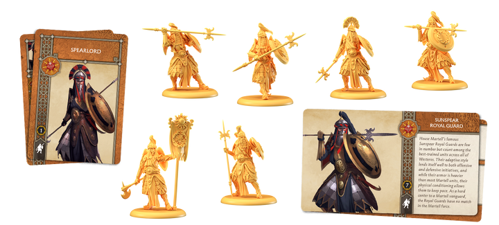 A Song of Ice and Fire Tabletop Miniatures Game Sunspear Royal Guard Units