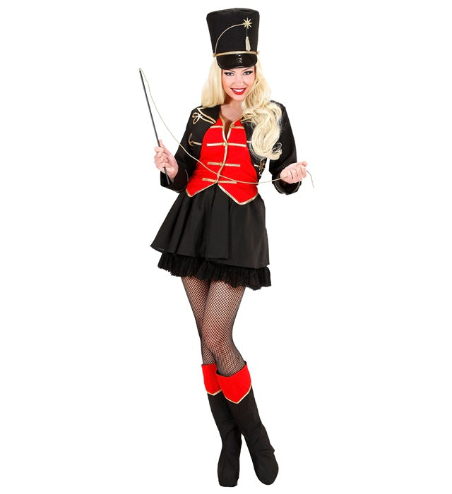 Tamer Girl  Jacket With Vest, Skirt, Boot Covers, Hat, Whip 