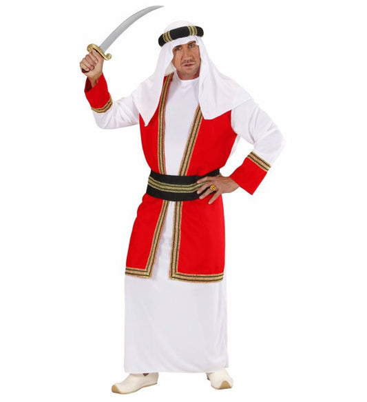 Arab Prince  Robe With Vest, Belt, Headpiece 
