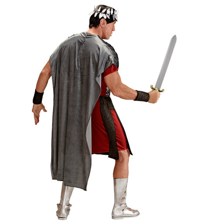 Roman Emperor  Tunic With Drape, Cape And Skirt, Cuffs, Laurel Wreath 