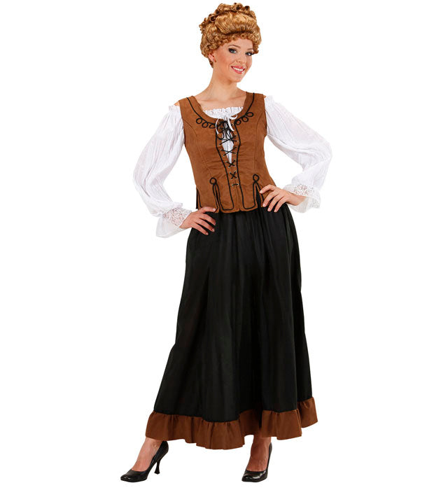 Peasant Girl  Shirt, Corset, Skirt 