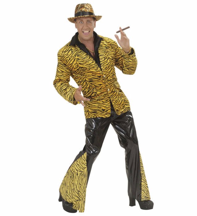 Tiger Bell Bottom Pants Vinyl