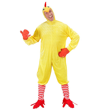 Chicken  Jumpsuit, Socks With Feet, Mask 