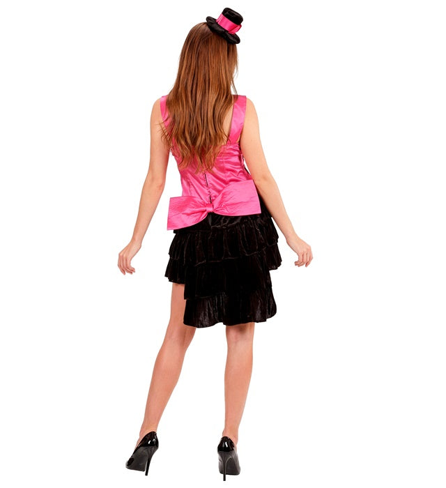 Burlesque Diva  Dress, Mini Top Hat 