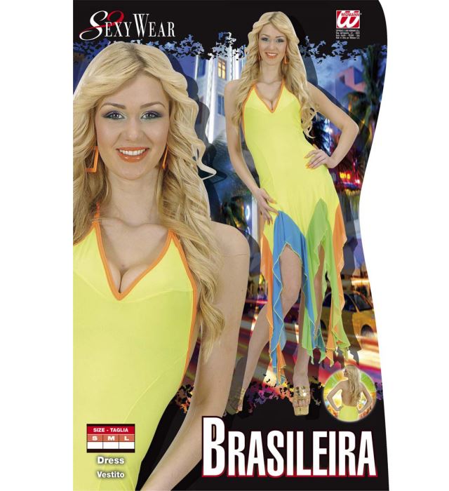 Brasileira Elastane  Neon Yellowdress 