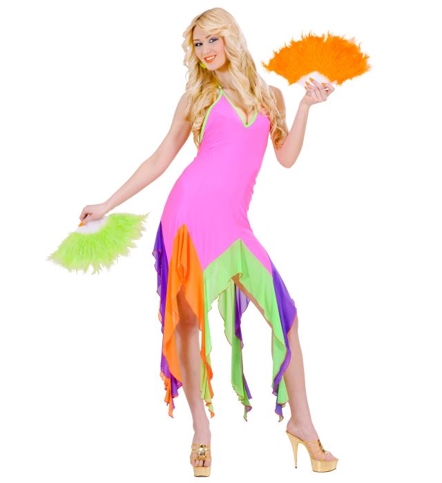 Brasileira Elastane  Neon Pink Dress 