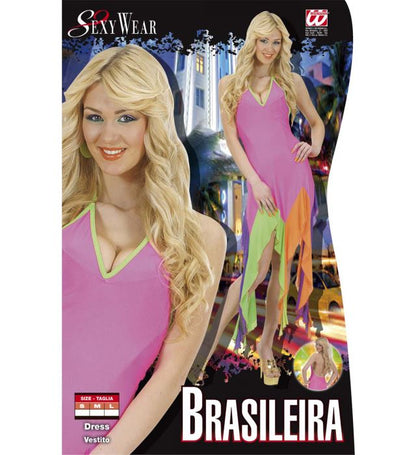Brasileira Elastane  Neon Pink Dress 
