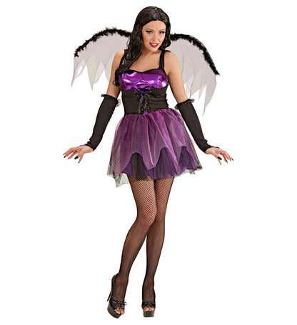 Gothic Fairy  Dress, Wings, Fingerless Gloves 