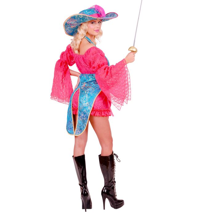 Madame Musketeer  Dress, Corset-Tailcoat, Hat 