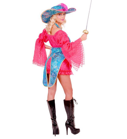 Madame Musketeer  Dress, Corset-Tailcoat, Hat 