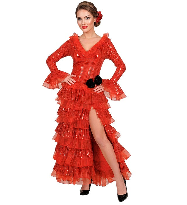 Carmencita  Dress, Hair Clip 