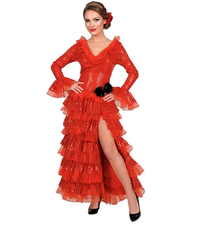 Carmencita  Dress, Hair Clip 