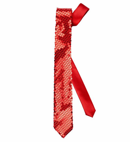 Red Sequin Necktie