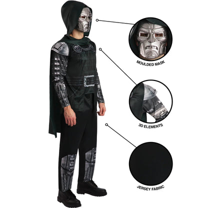 Marvel Avengers Doomsday Doctor Doom Deluxe Costume for Adults - Image 5