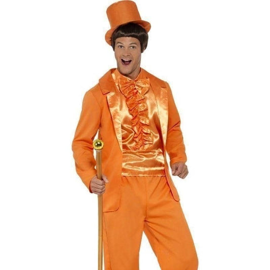 90s Stupid Dumb Dumber Tuxedo Costume Lloyd Orange Suit 1