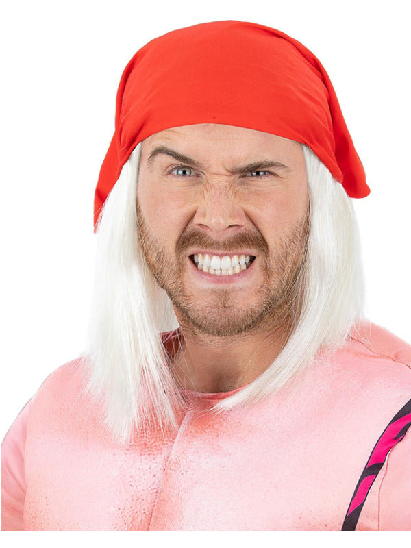 90s Wrestling Star Kit Blonde Hulk Hogan Wig 2