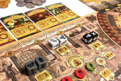 Mindclash Games Trickerion - Legends of Illusion Base Game | Victorian Steampunk Worker Placement Game for 2-4 Players | 48 Unique Trick Cards & Action Selection Mechanics 6