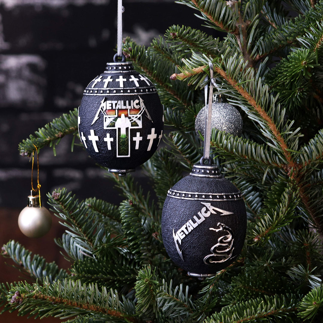 Metallica Black Album Hanging Decorative Ornament 10cm Officially Licensed