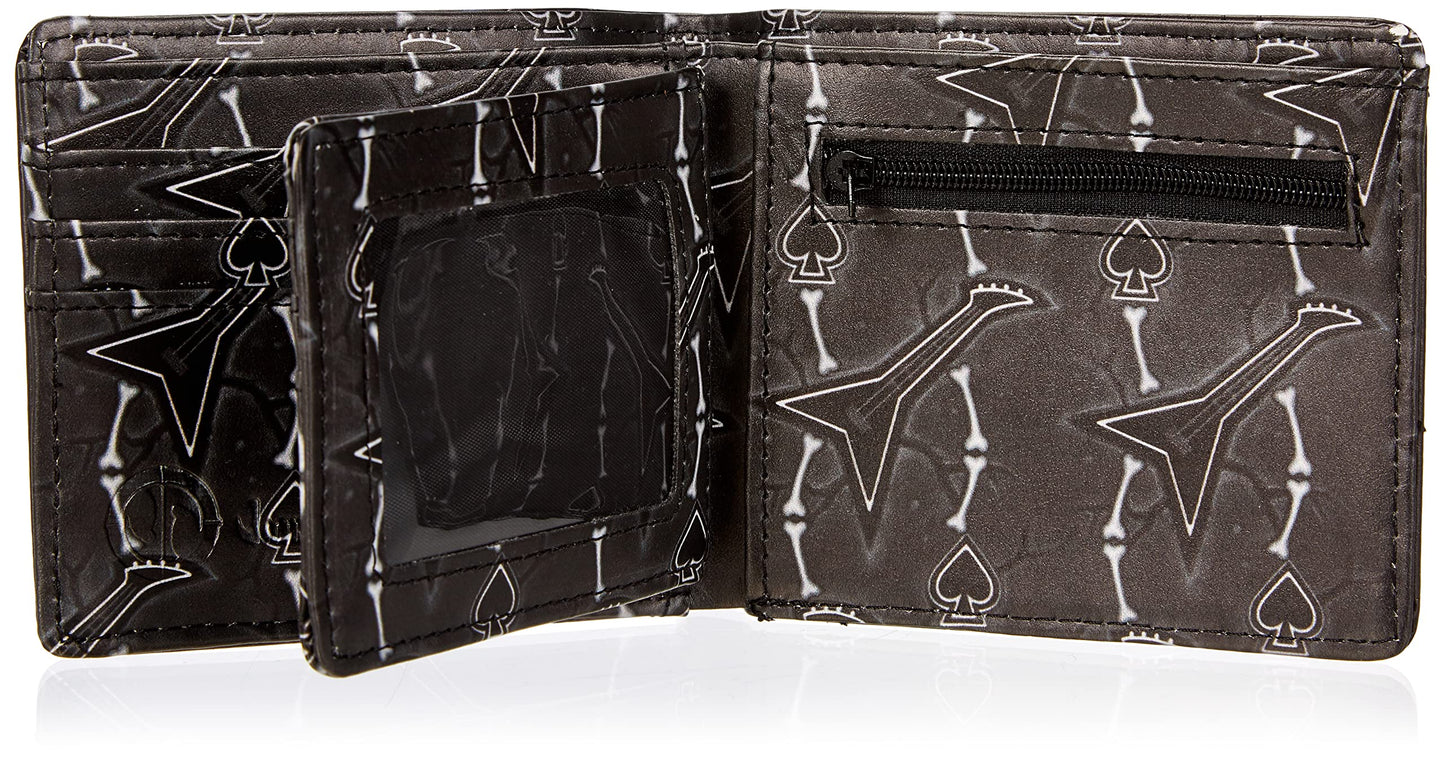 Play Dead Smoking Guitar Wallet Black 11cm Nemesis Now James Ryman 6