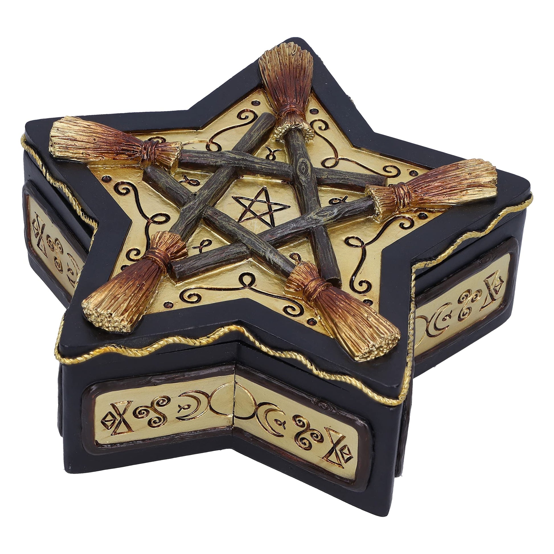 Magick Protector Wiccan Broomstick Box 16cm 5