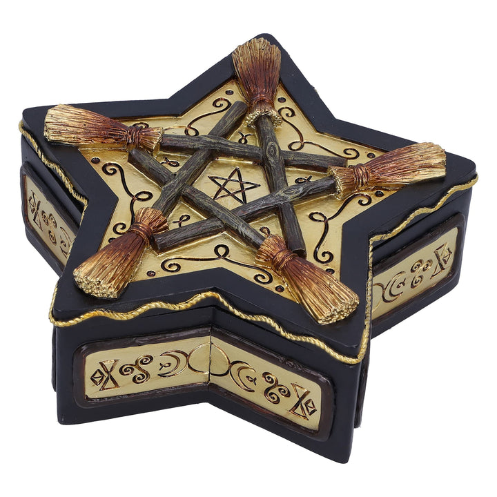 Magick Protector Wiccan Broomstick Box 16cm