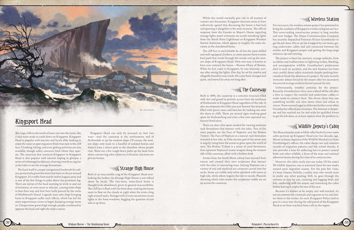 Arkham Horror RPG Dreams of Kingsport Roleplaying Game by Edge Entertainment Studio 5