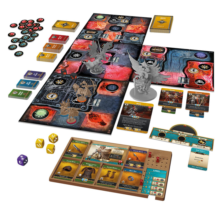 CMON Massive Darkness 2 Hellscape Board Game | Tabletop Miniatures Game | Cooperative Strategy Game for Adults and Teens | Ages 14+ | 1-6 Players | Average Playtime 60 Minutes | Made by CMON