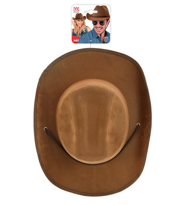 Hat Cowboy Vintage Suede Brown
