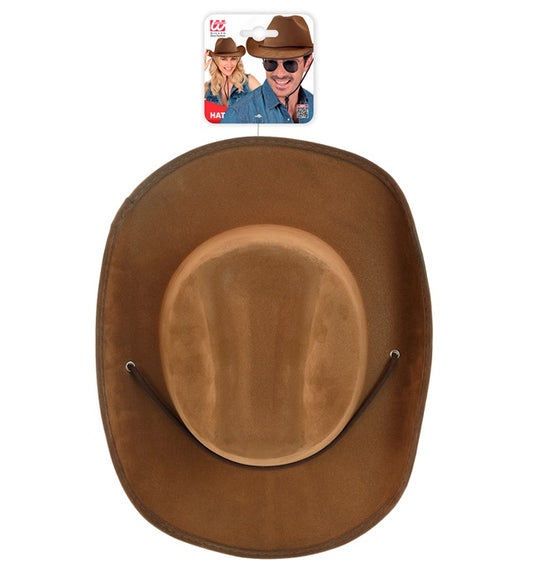 Hat Cowboy Vintage Suede Brown