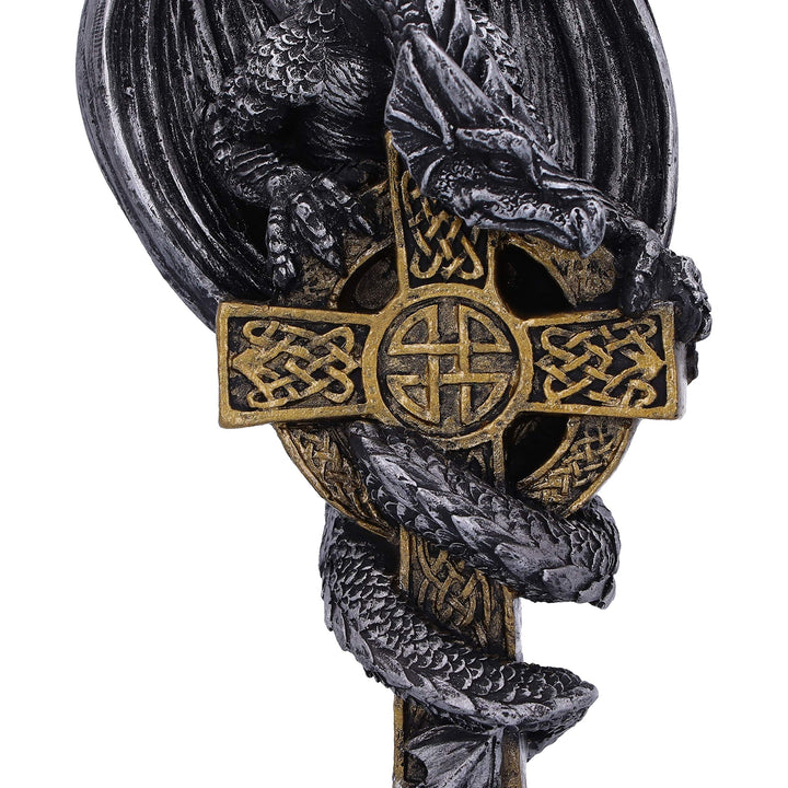 Claus Festive Hanging Dragon Ornament 11cm