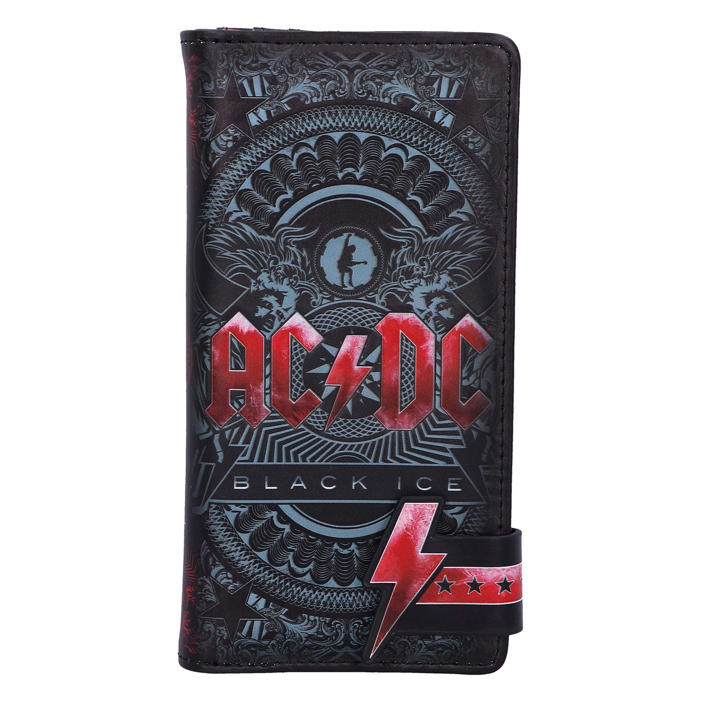 ACDC Black Ice Album Embossed Purse Wallet 18.5cm Officially Licensed 2