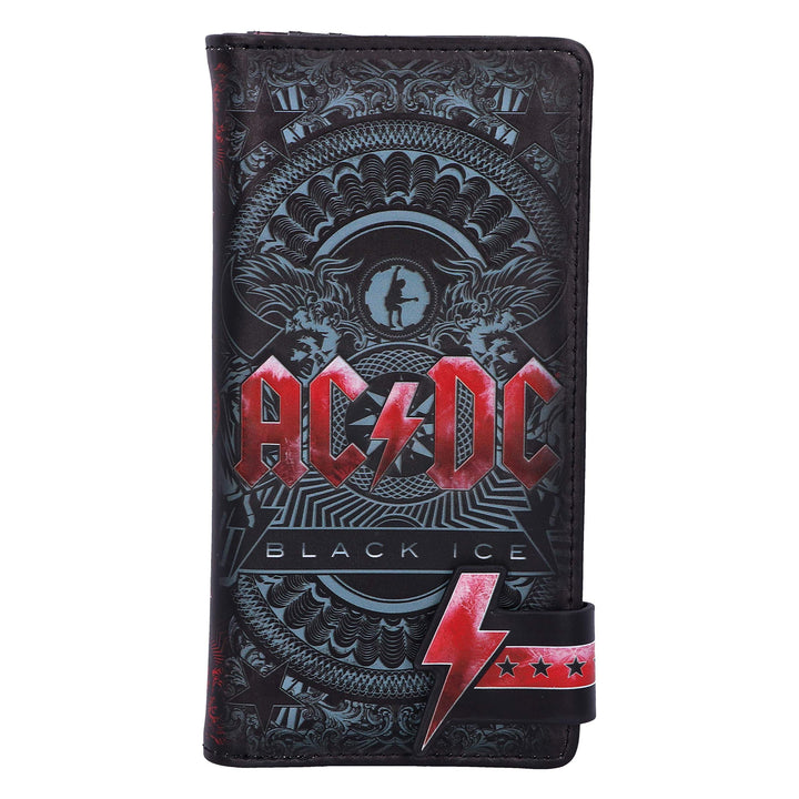 ACDC Black Ice Album Embossed Purse Wallet 18.5cm Officially Licensed
