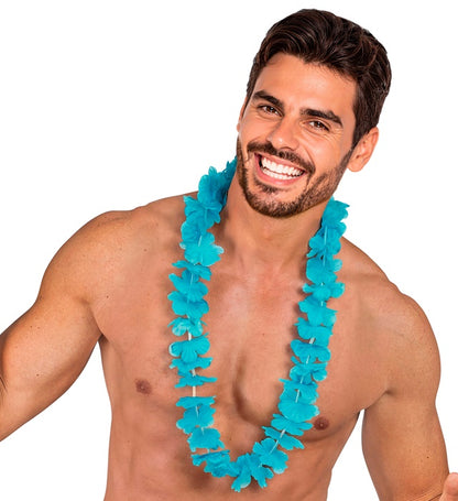 Light Blue Hawaiian Lei