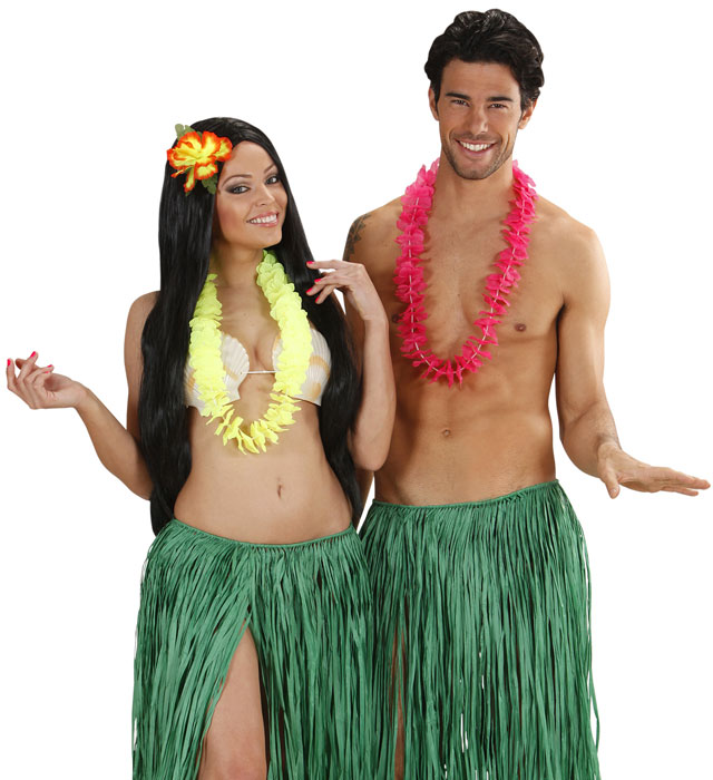 Neon Color Hawaiian Lei 4 Colors Ass.