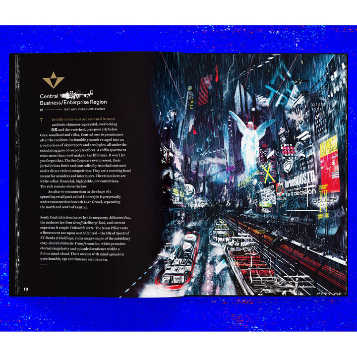 Free League Publishing CY_Borg Core Rulebook - Hardback Book, SciFi RPG Medium, Purple