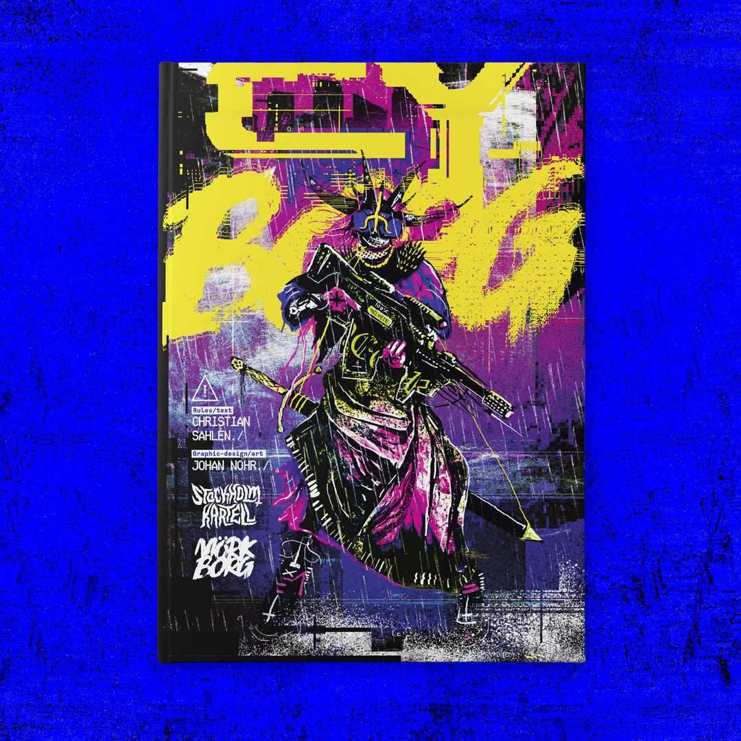 Free League Publishing CY_Borg Core Rulebook - Hardback Book, SciFi RPG Medium, Purple