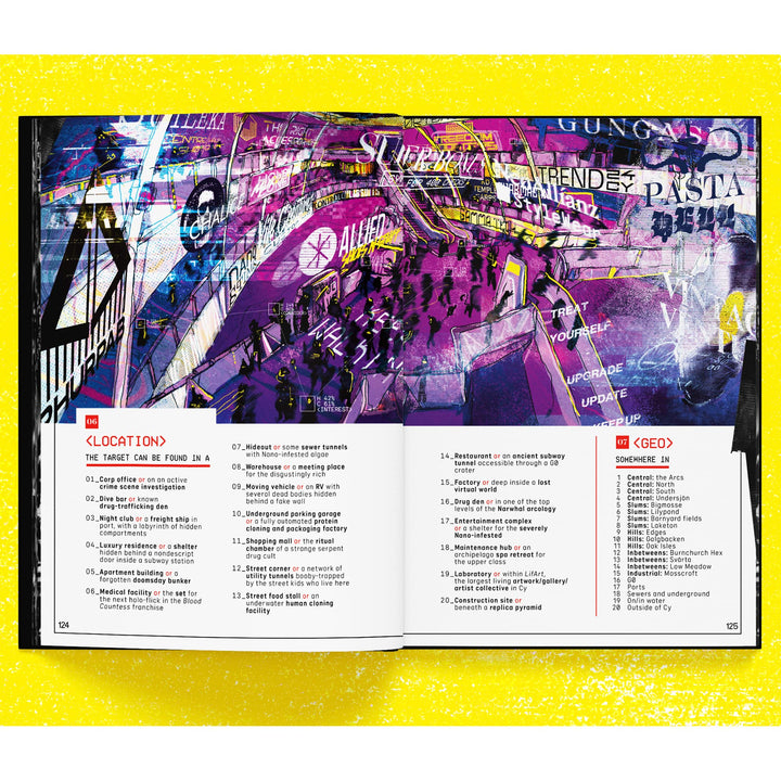 Free League Publishing CY_Borg Core Rulebook - Hardback Book, SciFi RPG Medium, Purple
