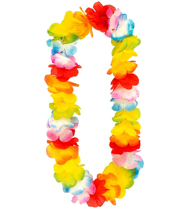 Deluxe Multicolor Hawaiian Lei