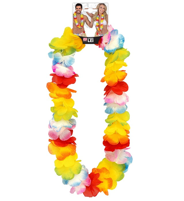 Deluxe Multicolor Hawaiian Lei