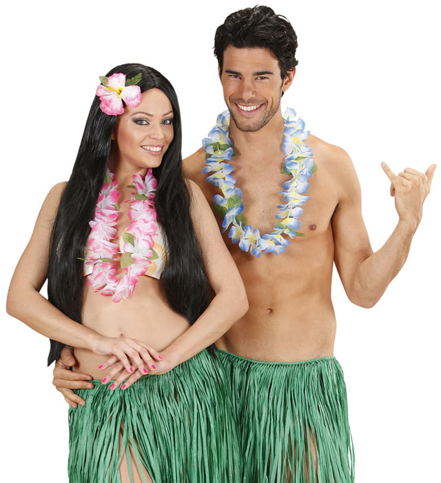 Honolulu Hawaiian Lei 4 Colors Ass.