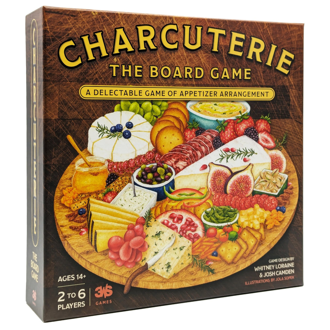 Charcuterie Board Game by 3WS - Deliciously Themed Strategy Game for 2-6 Players, Ages 14+ - Perfect Food Lover's Game & Board Game Gift Idea for Family Night & Dinner Parties