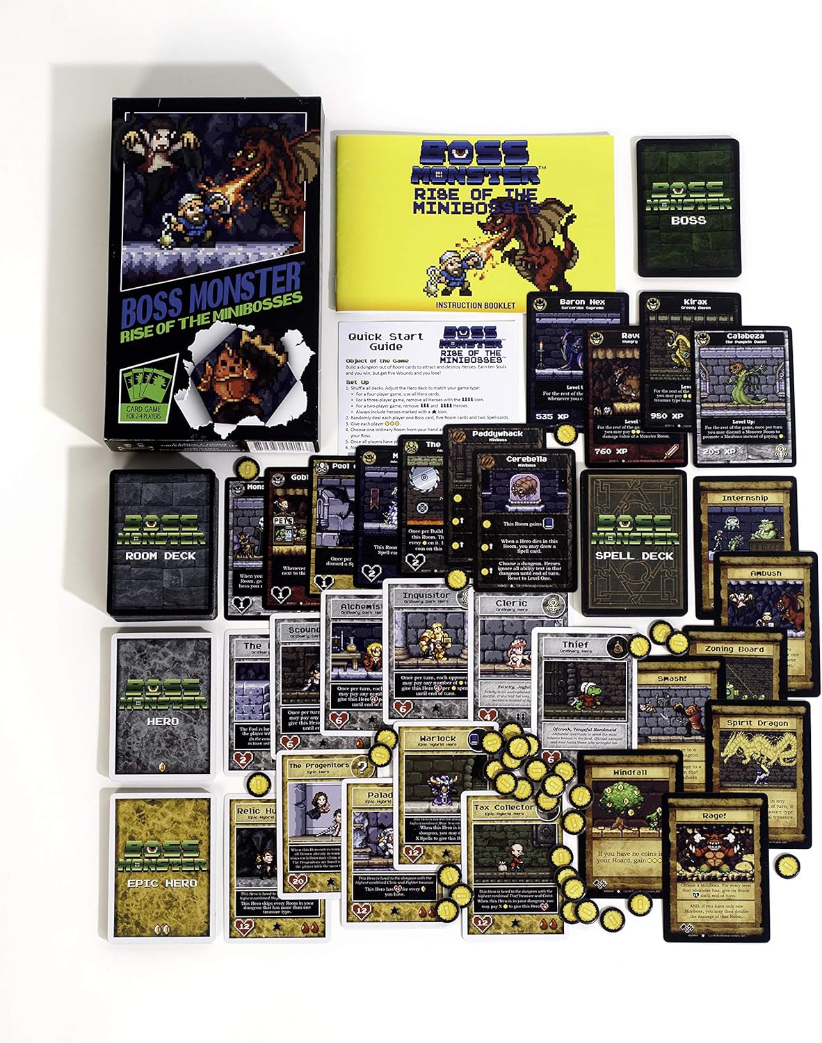 Boss Monster Rise of the Minibosses Card Game