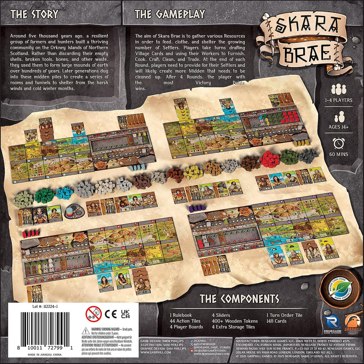 Skara Brae Board Game Neolithic Village Strategy